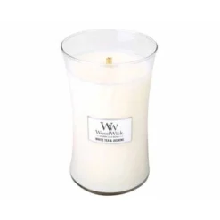 Woodwick Geurkaars White Tea & Jasmine Large
