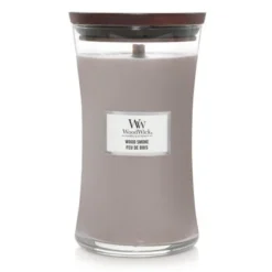 Woodwick Geurkaars Wood Smoke Large