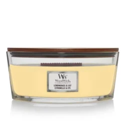 Woodwick Geurkaars Lemongrass & Lily Ellipse