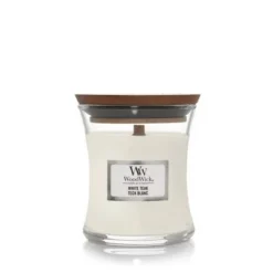 Woodwick Geurkaars White Teak Mini