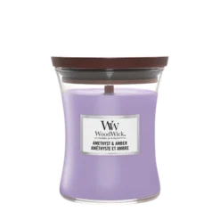 Woodwick Geurkaars Améthyste & Ambre Medium