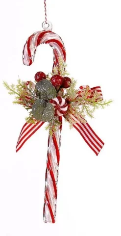 Ornament Zuurstok Glas 24cm