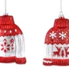 Ornament Trui Rood Wit