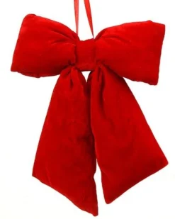 Strik Fluweel Rood 48cm