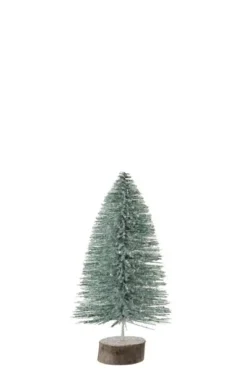 Kerstboom Deco Glitter Licht Groen Medium