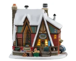 Lemax Mountain Holiday Reunion, B/o Led