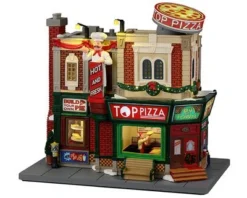 Lemax Top Pizza, With 4.5v Adaptor