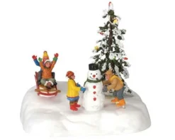 Lemax Stoeien In De Sneeuw, Op Batterijen (4,5v)