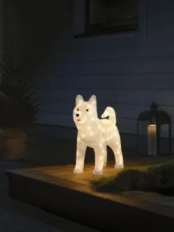Konstsmide LED Acryl Husky Hond -Oh Green Winkel 7318302441036 P02