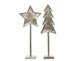 Decoris Decoratie Aluminium Ster En Boom